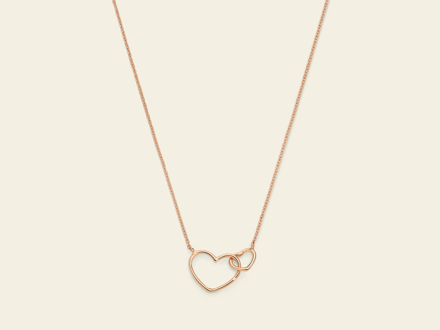 Collana con cuori intrecciati