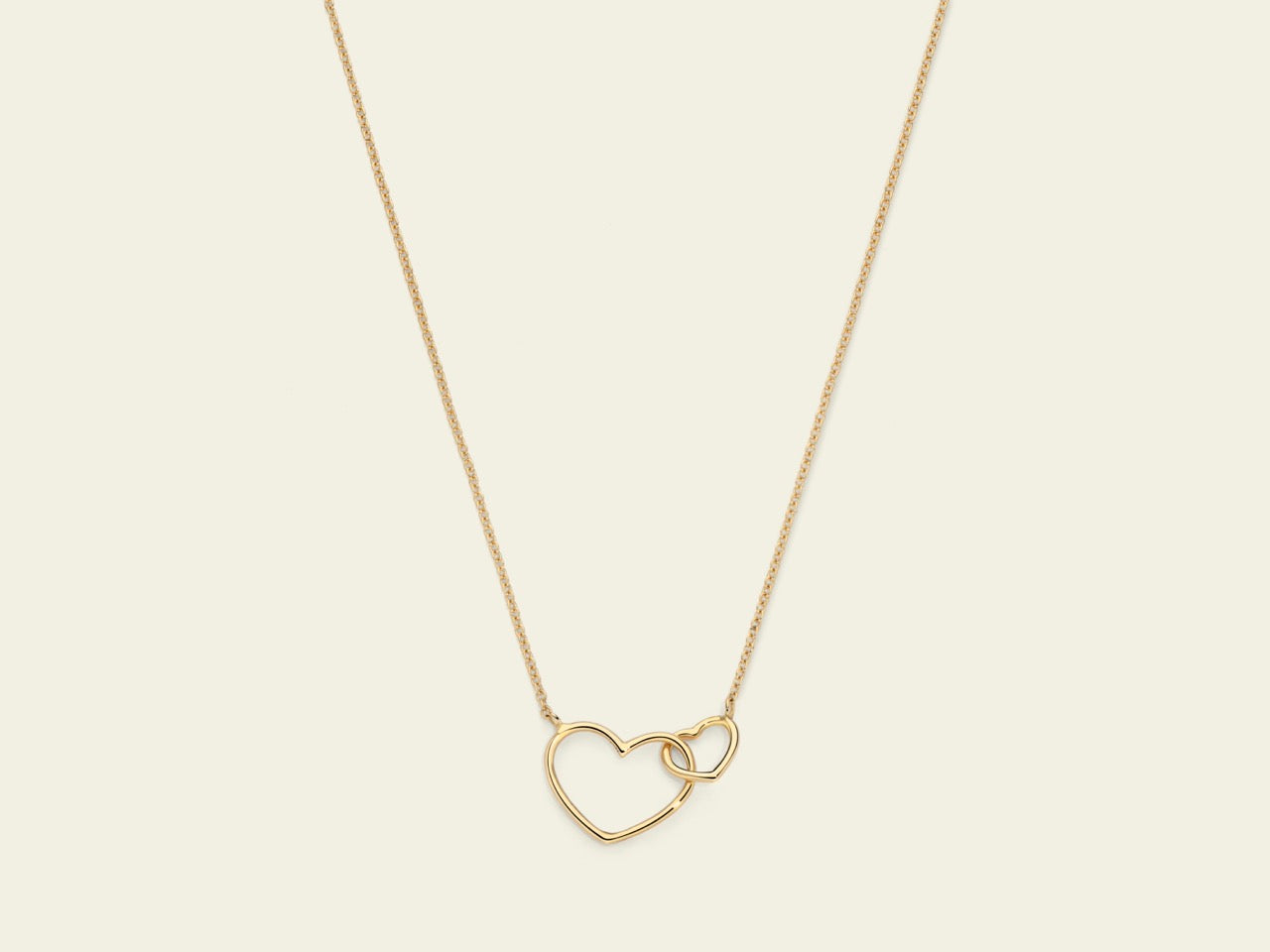 Collana con cuori intrecciati